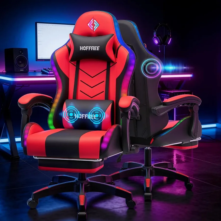 RGB Gaming Chair with Speakers - Music 评论和价格