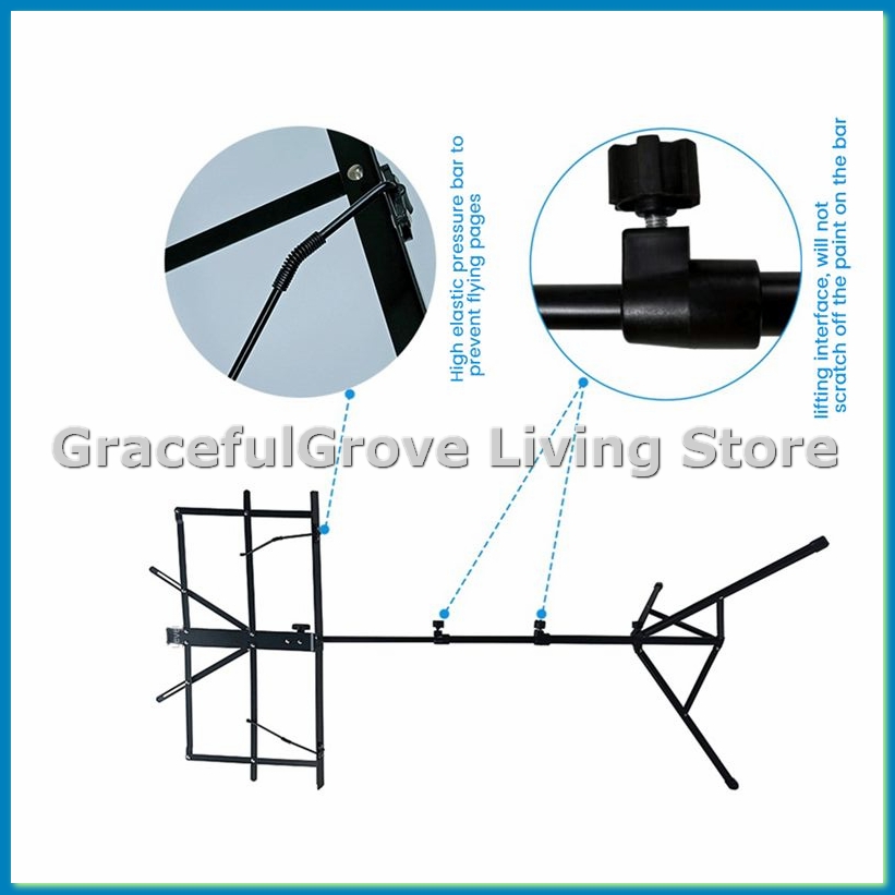 Portable Music Stand 2 in 1 Du - Books 评论和价格
