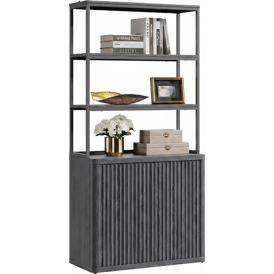 71 Tall Book Shelf with Doors, - Books 评论和价格