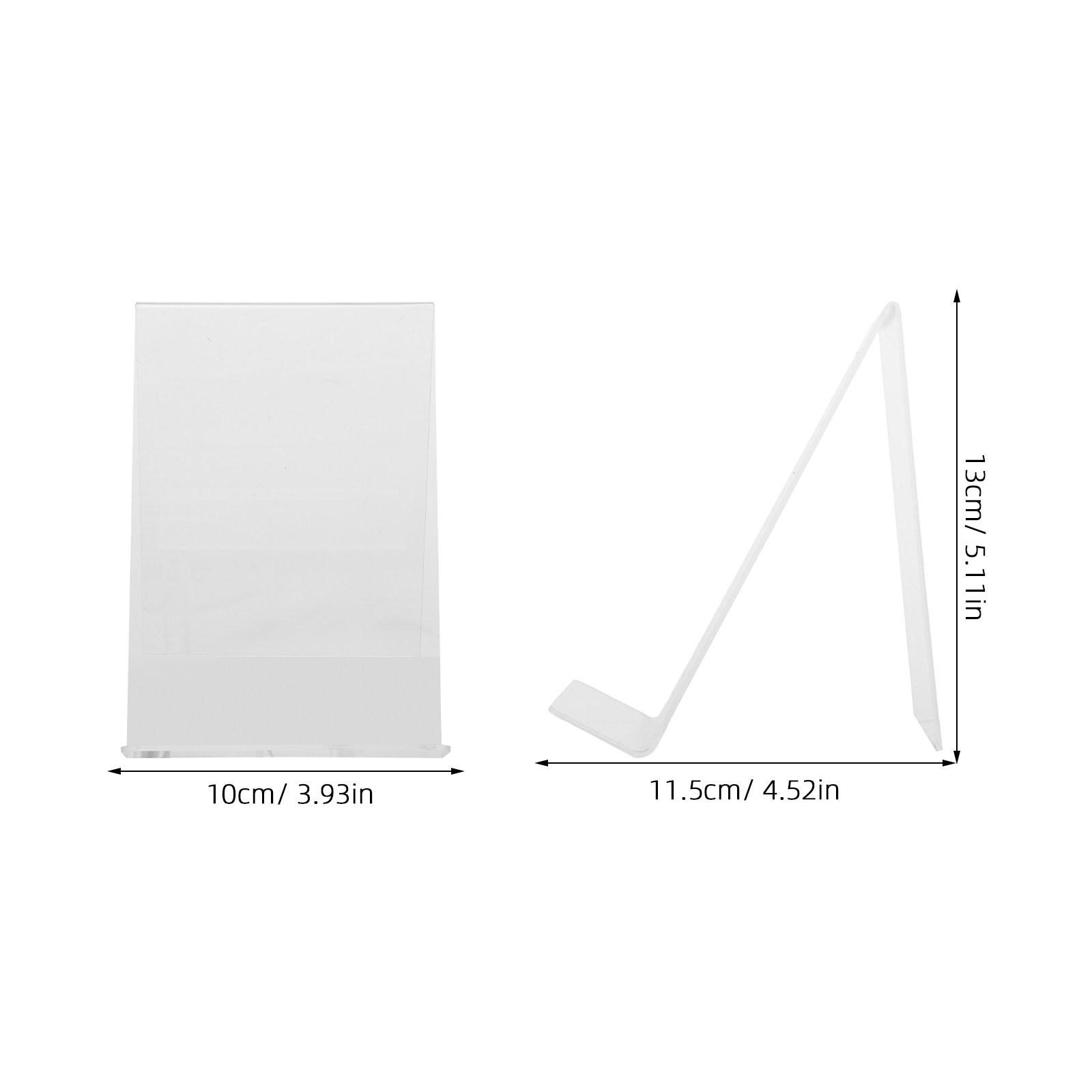 3Pcs Clear Acrylic Book Stands - Clear Acrylic Book Stand Holder 评论和价格