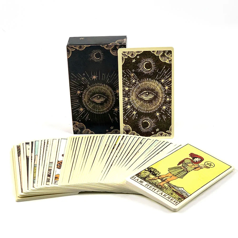 Russian Edition Tarot Cards Fa - Tarot Deck With Guidebook 评论和价格